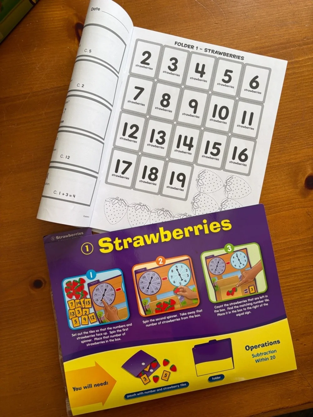 Lakeshore File Folder Games Addition And Subtraction For Grades K & 1